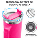 thumbnail image 3 of Vaso Bloosom  Térmico De 40oz Acero Inoxidable Rosa Oscuro, 3 of 4