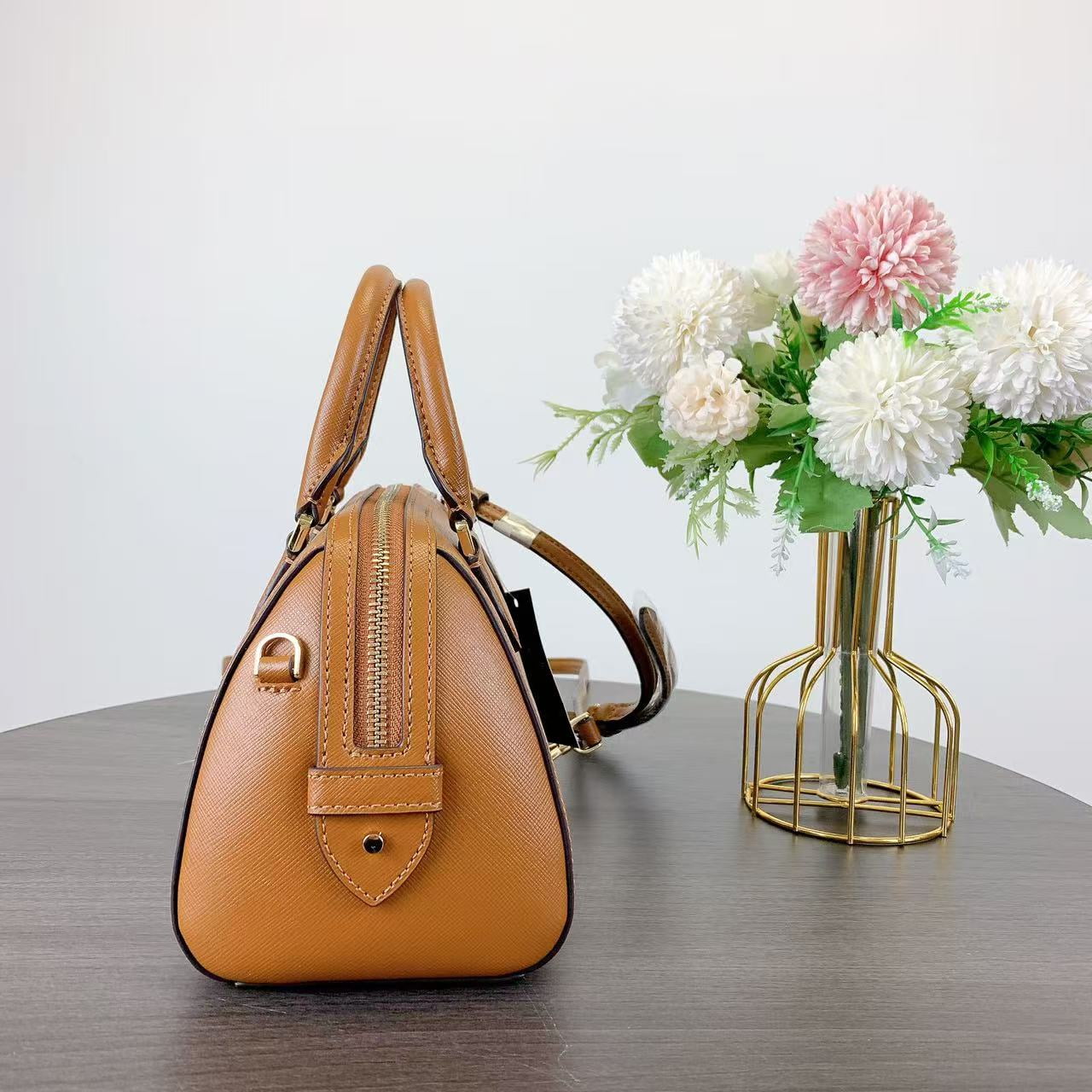 Kate Spade KF493 Madison Saffiano Leather Small Duffle Crossbody