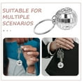 thumbnail image 6 of LULULION 6 Pcs Disco Keychain Decoration Silver Keychains for 70s Themed Parties, 6 of 8