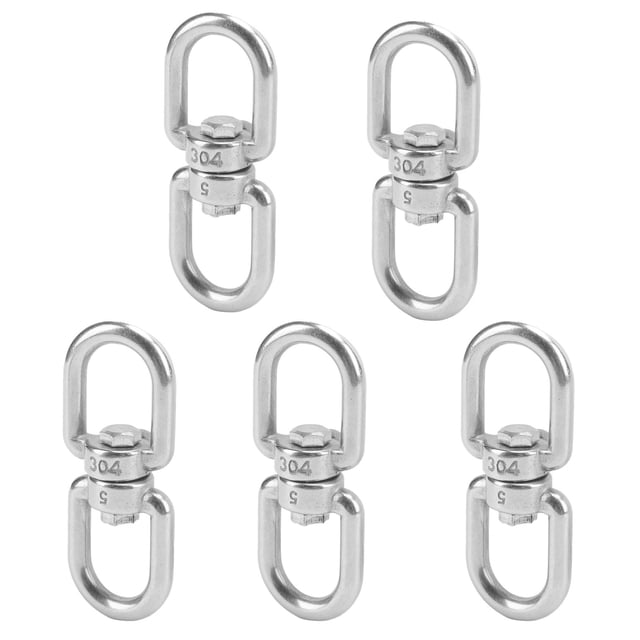 Crochets Pivotants, 5 Pcs Crochets Pivotants M5 Double Extrémité Crochet Pivotant Fonctionnement Fluide