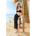thumbnail image 6 of Ekouaer Cover Up Sarong for Women 2 Pack Swimsuits Coverup Dresses Chiffon Long Swimsuit Wrap Skirts, 6 of 6