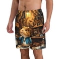 thumbnail image 2 of Vsdgher Scientist Guinea Pig Men's Beach Shorts, Surfing shorts, Swim trunks, Quick Dry Swim Trunks for Surfing Beach Fun -3X-Large, 2 of 6