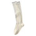 thumbnail image 2 of Yuanlong Womens Knee-High Socks Breathable Mesh Slid Color Thin Knit Stockings Ballet Style Casual Hosiery, 2 of 3