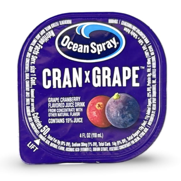 Ocean Spray Ocean Spray Cran-Grape Juice Cocktail Mini To Go Cups, 24 Pack