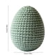 thumbnail image 3 of Decoración de huevo de Pascua tejida a mano con espuma de ganchillo, forma ovalada suave y texturada, hecha a mano, para cestas, mesas y hogar., 3 of 6