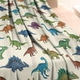 thumbnail image 3 of Beige Colorful Dinosaurs Pattern Blanket,Comfortable Soft Lamb Wool Throw Blanket,All Season,Warm Lightweight Blankets for Sofa Bed Couch Living Room Chair,60"x80", 3 of 4
