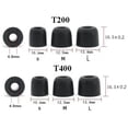 thumbnail image 3 of Consumer Electronics Soft Headset C Sets Earbuds Memory Foam Replacement Eartips T100 T200 T300 T400 BLUE T300 L 1 PAIR, 3 of 8