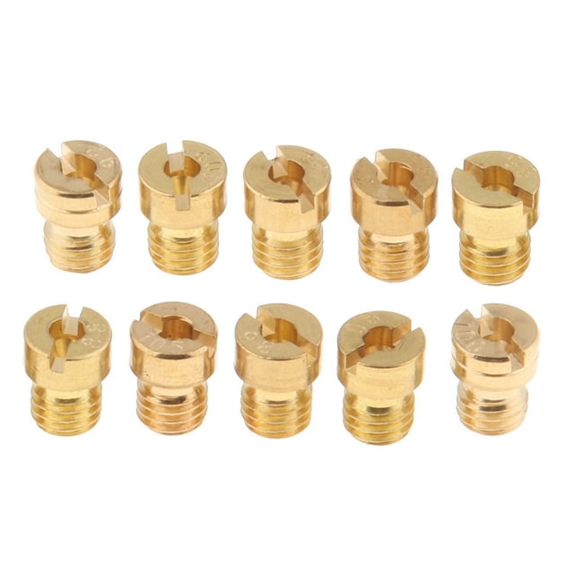 Kenally 6 unids/set carburador Jet motocicleta Carb cobre boquilla accesorios automotrices repuestos repuesto para GY6 125cc/150cc/CG125cc Herramientas y ferretería Tipo 125-140 Kenally TO008889-09