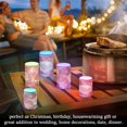 thumbnail image 7 of Electronic Candle Light Combination 3x5In, 3x4In Flameless Candle Plastic Festive Decoration Party Christmas Decoration Charming Beige Roses Seamless, 7 of 7
