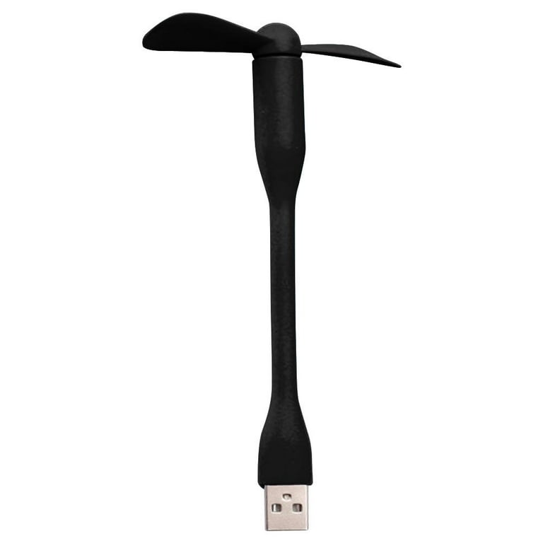 Smrinog 40Pcs Cooling Mobile Phone Mini USB Fan for Power Bank Notebook  Computer (Black) 