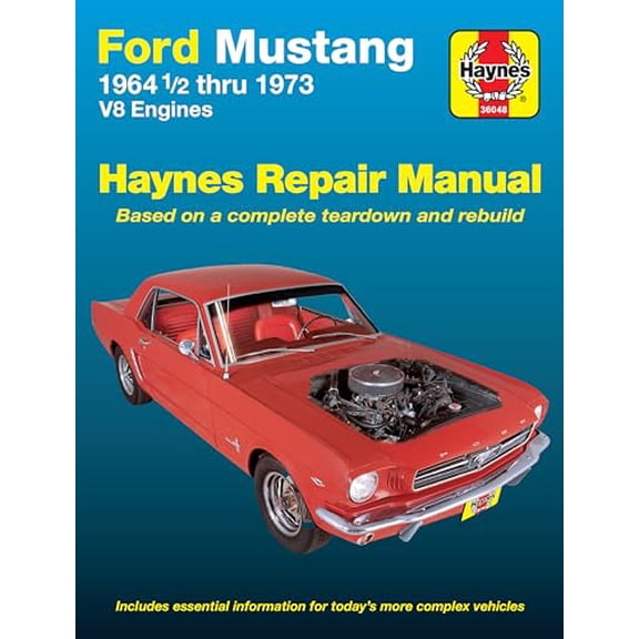 Pre-Owned Ford Mustang, Mach 1, GT, Shelby, & Boss V-8 (64-73) Haynes Repair Manual, 9780856963575, 0856963577, Paperback, First Edition edition