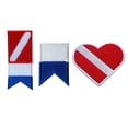 thumbnail image 1 of Insignia de Poliéster Zulema 3 Unidades para buceo, 1 of 8