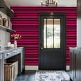 thumbnail image 6 of Peel and Stick Wallpaper Bold Horizontal Stripes Black Self Adhesive Removable Renter Friendly Contact Paper for Bedroom 17.7in x 118in, 6 of 8