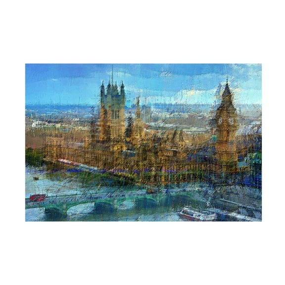 David Manlove 'Westminster A' Canvas Art