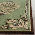 thumbnail image 3 of Safavieh DuraRug 2' X 3' Hand Hooked Polypropylene Rug in Sage, 3 of 8