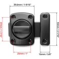thumbnail image 5 of Juego de 2 pestillos giratorios para puerta pestillos de seguridad negros esquí esquí Gafas de esquí, 5 of 5