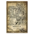 thumbnail image 3 of Roseville Vintage Map Prints Canvas, California Map Art Canvas, Canvas, Roseville Map City style vintage Canvas , Canvas Wall Art, Street Map Artwork Canvas, 3 of 6