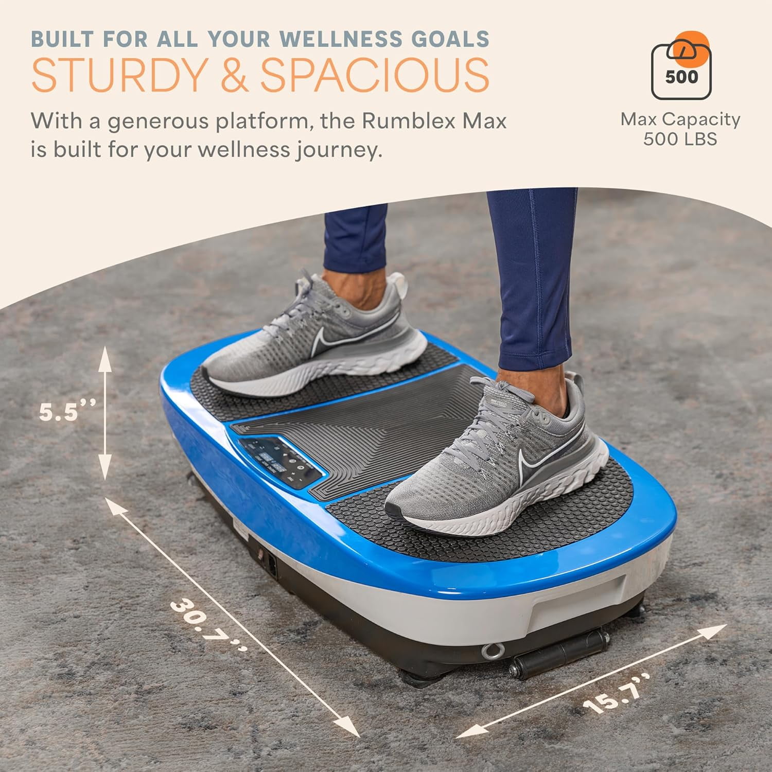 LifePro Rumblex Max 4D Vibrating Platform Fitness Machine
