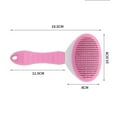 thumbnail image 6 of Guiexla Cat Grooming Brush Painless Pet Hair Removal Gentle Detangling Pet Comb with One-Click Button for Shedding Massaging Grooming, 6 of 8