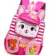 thumbnail image 3 of Mochila de jardín de infantes para niñas Mochila preescolar de gran espacio con dibujos animados lindos para niños Regalo para niños pequeños Rosa roja, 3 of 5