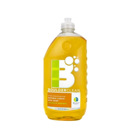 Boulder Clean Liquid Dish Soap, Valencia Orange, 28 oz