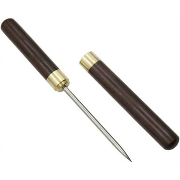 Ice Pick, Stainless Steel Ice Picks with Wooden Handle & Cover for Kitchen, Bars, Bartender,Picnics, Camping Wine Pumps