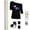 Black%GC100, variant on SJLDQY Carnival Womens 70S 80S Disco Dress Up Fahsion Tops With Headwear Outfits Party Stage Performance Clothes Set