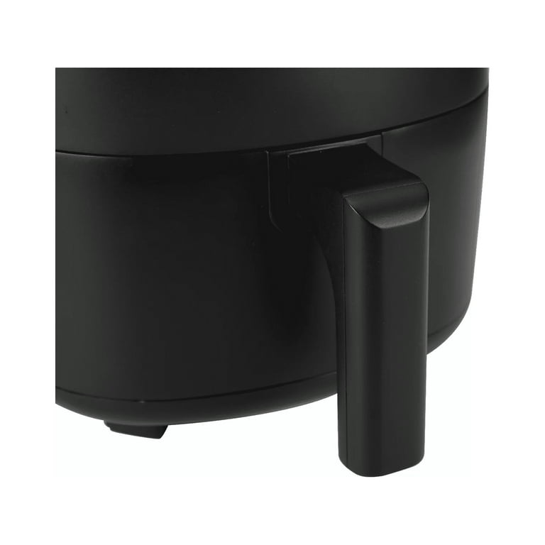 Mainstays 2.2 Quart Compact Air Fryer, Non-Stick, Dishwasher Safe Basket,  1150W, Black 
