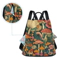 thumbnail image 5 of FORMRS Women's Travel Backpack Purse Anti-Theft Hidden Pockets Casual Shoulder Bag, Floral Mushroom, 5 of 7