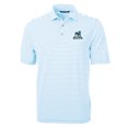 thumbnail image 2 of Men's Cutter & Buck Light Blue Citadel Bulldogs Big & Tall Virtue Eco Pique Stripe Recycled DryTec Polo, 2 of 3