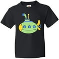 thumbnail image 3 of Inktastic Cute Green Submarine Youth T-Shirt, 3 of 5
