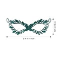 thumbnail image 2 of Miangastore Green Rhinestone Masquerade Mask for Women Elegant Breathable Design with Unique Shape, 2 of 8