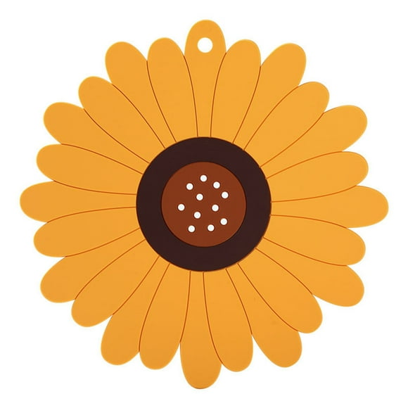 TIMIFIS Napperons Tournesol Tapis de Tasse Tapis de Bol Anti-Brûlure Napperons