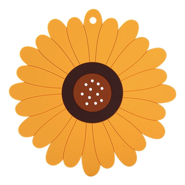 TIMIFIS Placemats Sunflower Table Mat Cup Mat Bowl Mat Anti-Scalding Placemat Place Mats