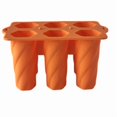 thumbnail image 1 of Molde for helado en espiral con 6 conexiones, molde for paletas de silicona con tapa y palo de madera, herramienta for helado casera, 1 of 2