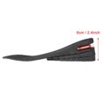 thumbnail image 2 of HUGFEGWE 1 Paire Semelle Réglable en Hauteur Matériau PU Semelle Rehausseur de Hauteur en Forme de U Coussin Gonflable Design Détachable Absorption des Chocs pour Hommes et Femmes (3 Couches) UA824-20864, 2 of 9