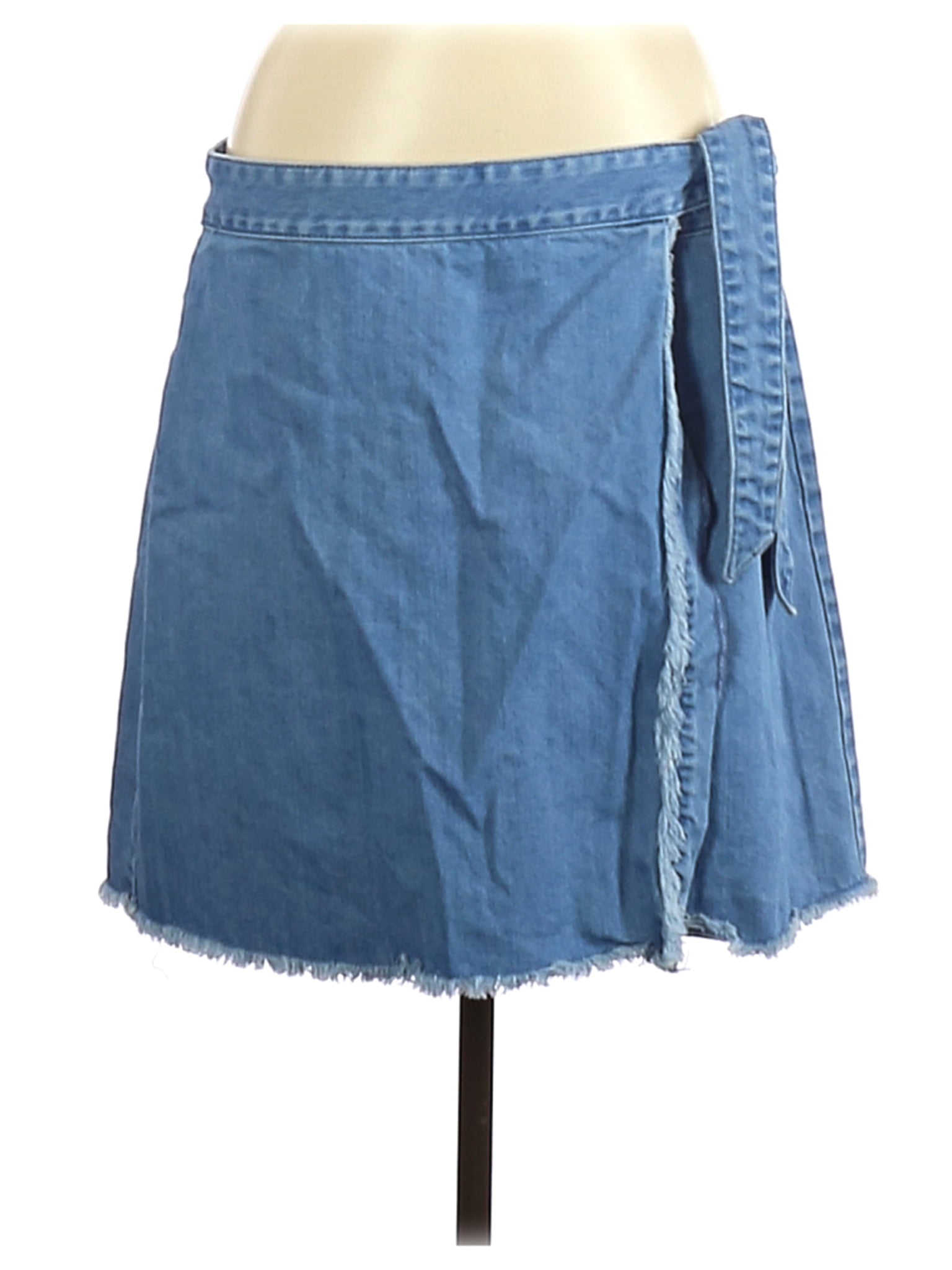 ann taylor denim skirt