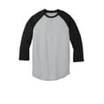 thumbnail image 5 of Sport-Tek Baseball Jersey (YST205) Silver/Black, XS, 5 of 6