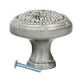 thumbnail image 2 of 10 Pack Royal Floral Style, Brushed Nickel Cabinet Hardware Knob, 1-1/4 Inch Diameter, 2 of 2