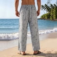 thumbnail image 5 of Mutghys Cotton Pajama Pants for Men Classic Print Elastic Waist Sleep Pants with Pockets Home Relaxing Soft Comfy Casual Pants, 5 of 6