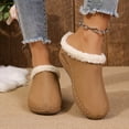 thumbnail image 6 of Fuwddey Slippers for Women Men Comfy Shoes with Warm Lined Round Toe for Indoor And Outdoor Cover Bottom House Slippers Wedge Heel Thick-Soled Slippers, 6 of 9
