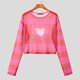 thumbnail image 1 of Camiseta De Manga Larga Con Estampado De Moda Para Hombres INCERUN Voz De Amor Real Cavando En El Pecho Gao Jiahui unisex, 1 of 2