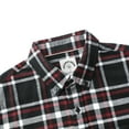 thumbnail image 5 of Dubinik® Mens Flannel Shirts Long Sleeve Button Down Casual Work Plaid Shirt Men All Cotton Soft with Pocket Regular Fit, 5 of 7
