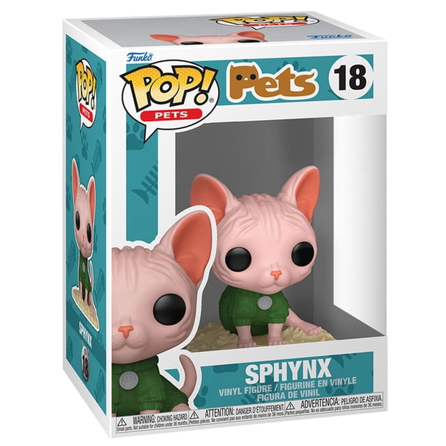Figura Coleccionable Funko Pop Pets Macotas 3 Sphinx Cat 1 Pieza