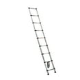 thumbnail image 1 of KFFKFF Telescoping Ladder, 8.5ft Stainless Steel Lightweight Extension Ladder, Multi-Button Retraction Collapsible Ladders, 330LBS Capacity & Non-Slip Feet, 1 of 9