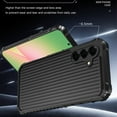 thumbnail image 3 of for Samsung Galaxy A07 Translucent Case, Luxury PC+TPU Anti-Scratch Shock-Absorbent Anti-Fingerprint Drop Protective Non-Slip Lightweight Support Wireless Charging Phone Case Cover, Blue, 3 of 7
