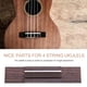 thumbnail image 1 of Puente de silla de montar, puente de palisandro de 4 cuerdas, silla de montar para ukelele, piezas para ukelele, estética elegante, 1 of 9