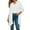 White, variant on Summer Tops, Shirts for Women, Women's Elegant Lightweight Button-Up Shirt with Lace Details and Long Sleeves for and Casual Wear