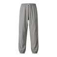thumbnail image 4 of dazeni Boy Sweatpants Joggers Pants with Pockets Kids Lightweight Quick Dry High Waiste Drawstring Athletic Pants for Summer Outdoor Gray 120, 4 of 6