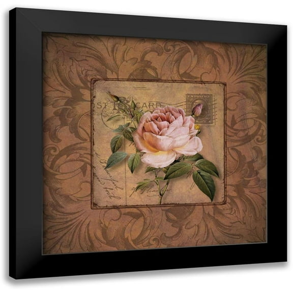 Donovan, Kelly 12x12 Black Modern Framed Museum Art Print Titled - P.S. I Love You